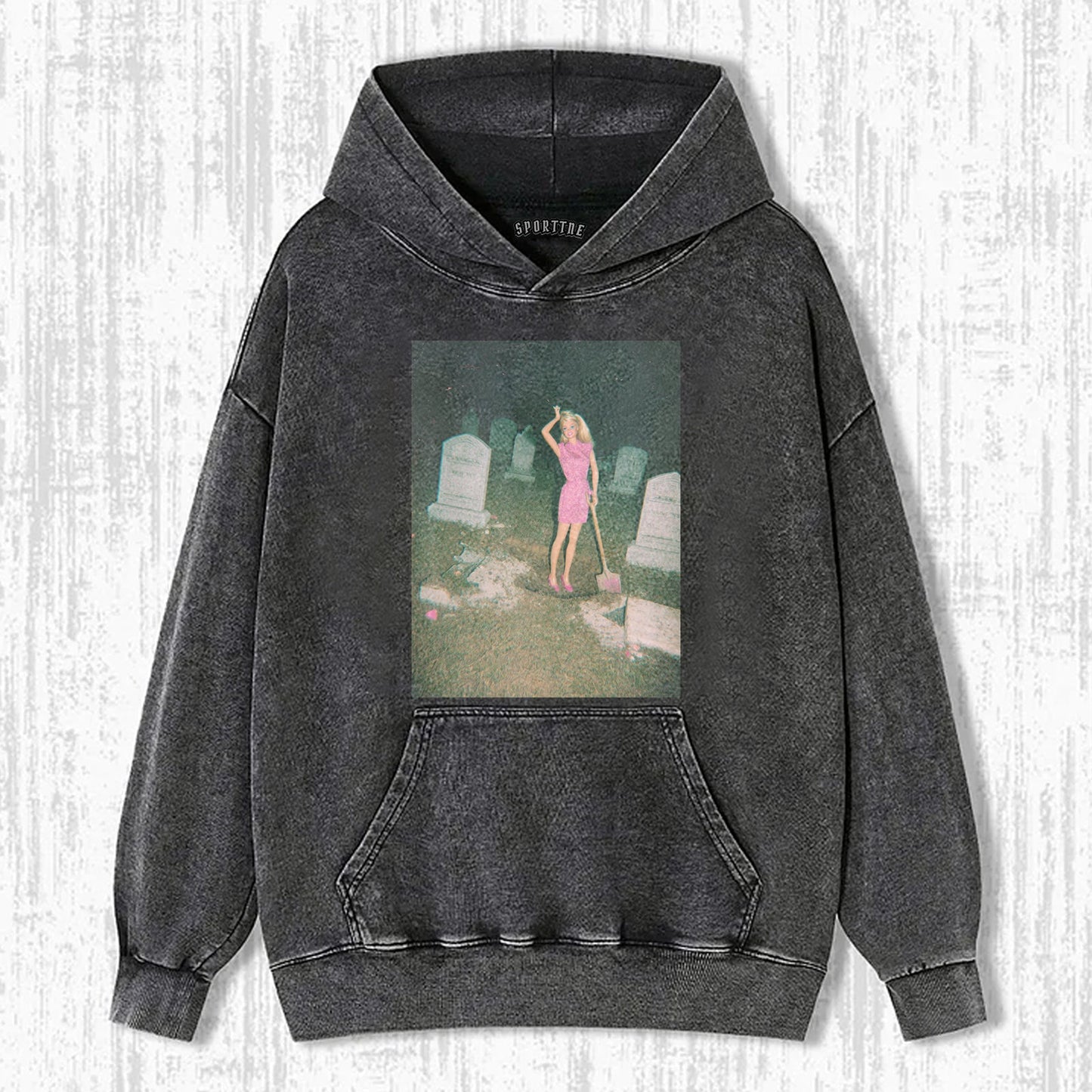 BARBIECORE RETRO GRAVEYARD TEE