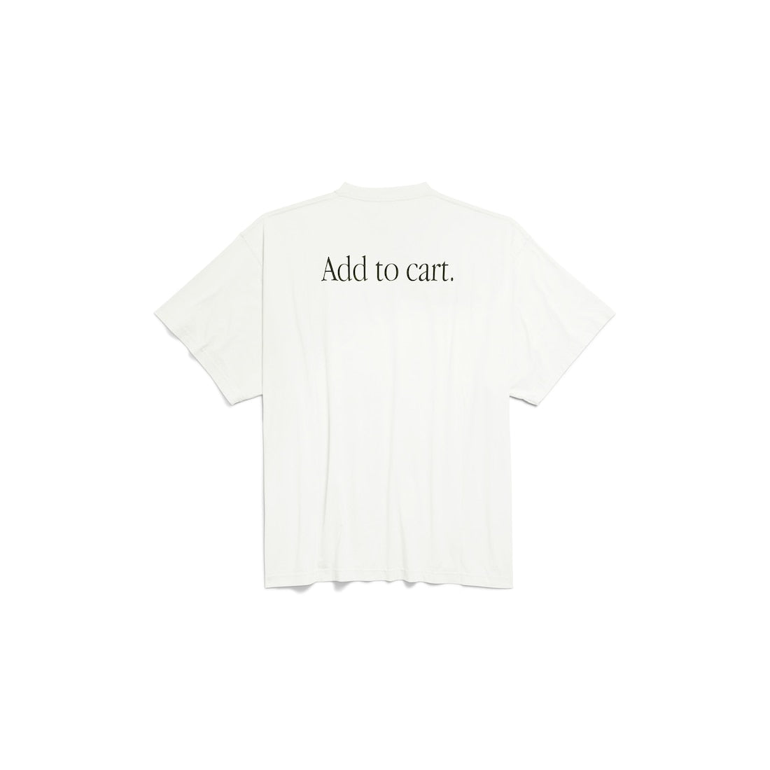 MEN'S BASKETBALL SNEAKER T-SHIRT OVERSIZED IN DIRTY WHITE
