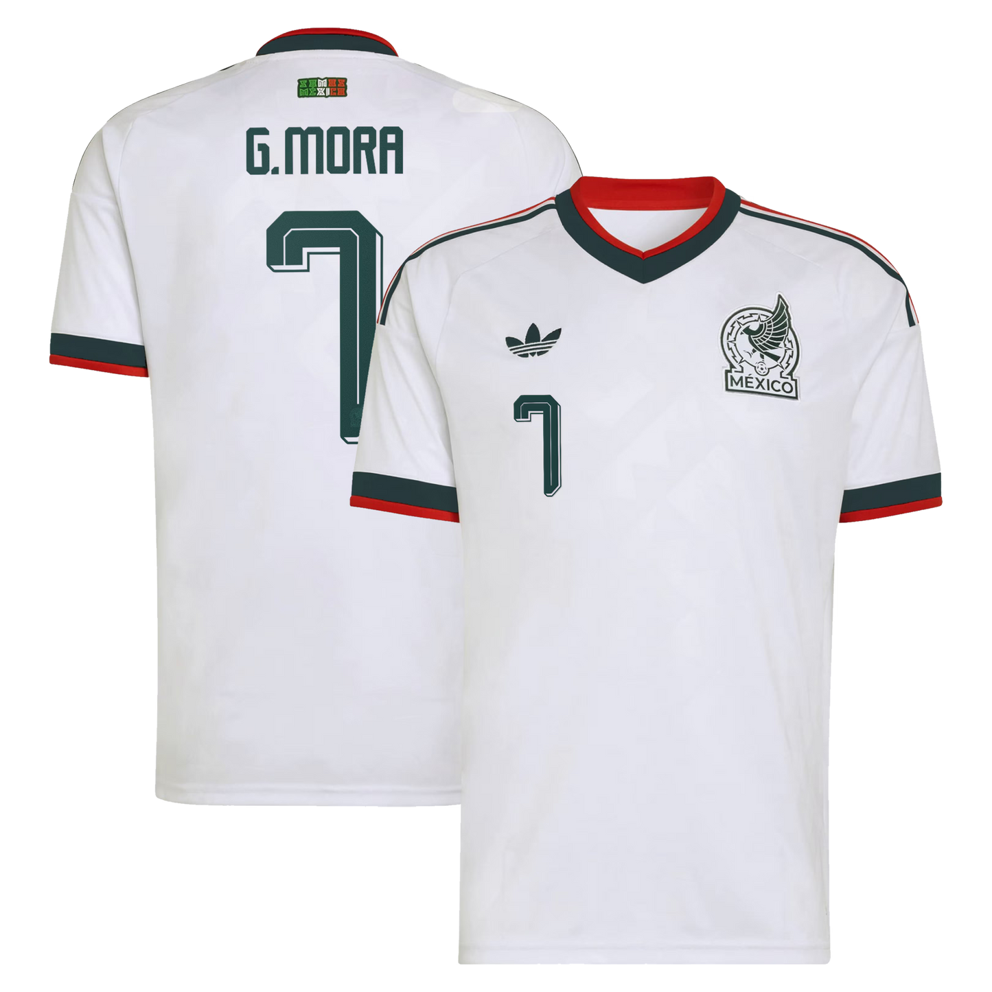 Gilberto Mora Mexico National Team 2026 Away Replica Jersey - White