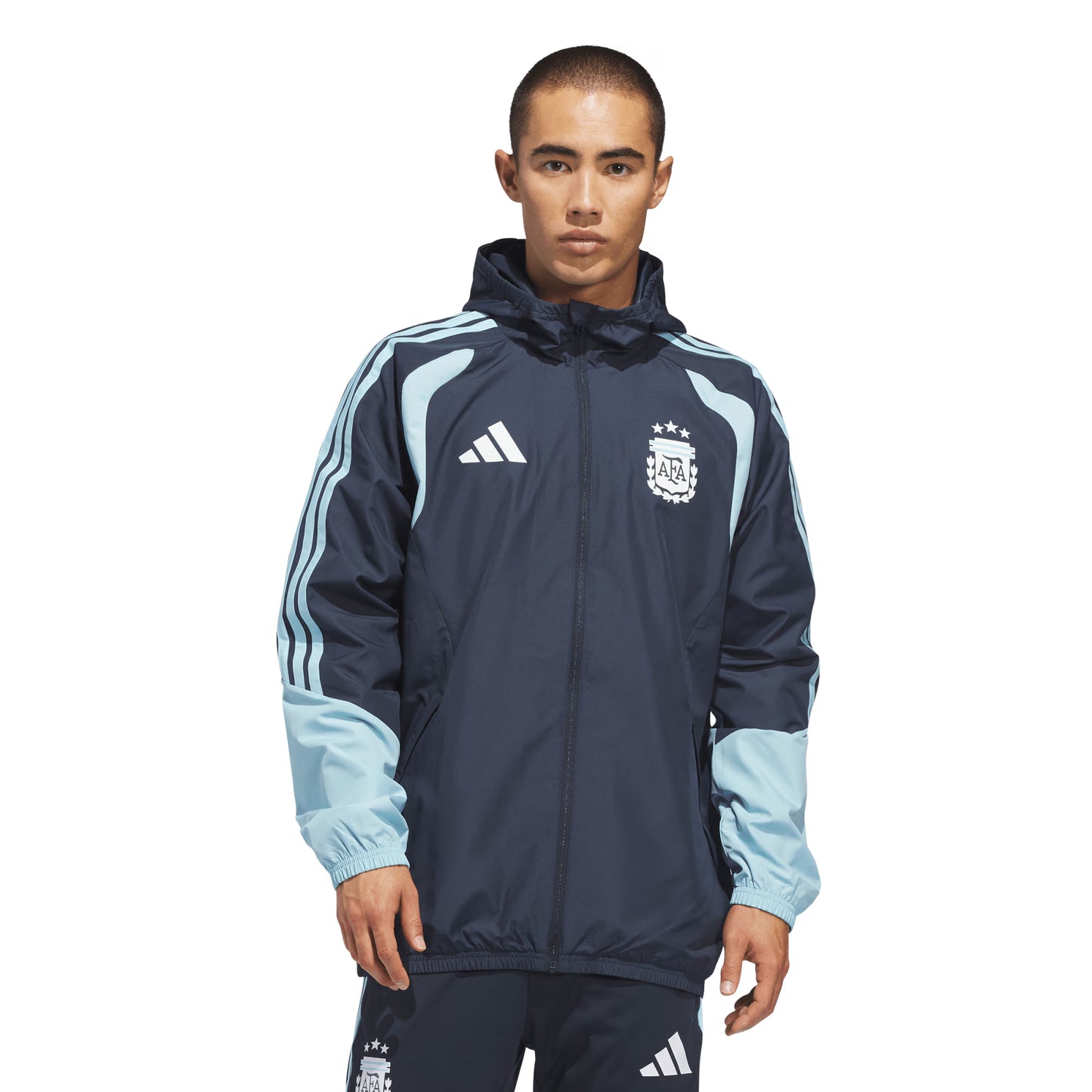 Argentina National Team 2026 Tiro All Weather Full-Zip Jacket - Navy