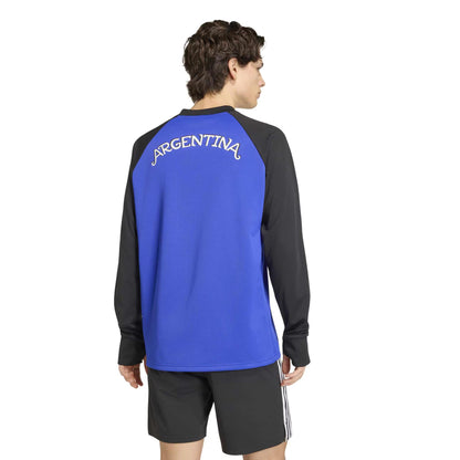 Argentina National Team 2026 Long Sleeve Pre-Match Top - Blue