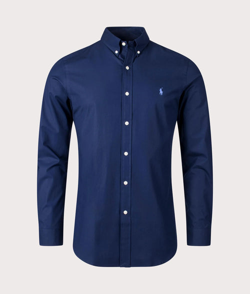 Slim Fit Stretch Poplin Shirt