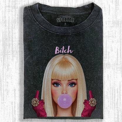 BARBIECORE MIDDLE FINGER T-SHIRT