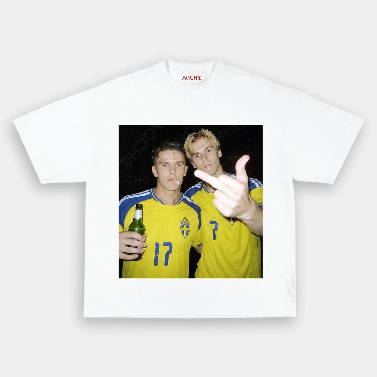 Sweden Football Style Tee 3.4