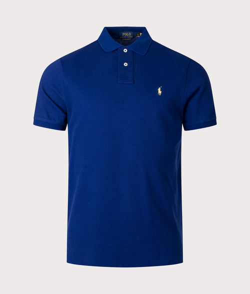 Custom Slim Fit Mesh Polo Shirt