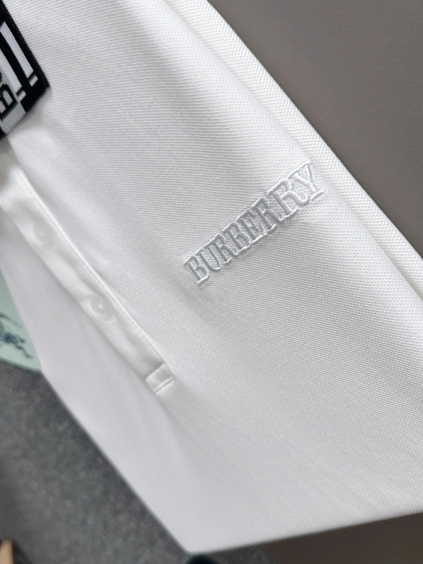 260511 New high-quality embroidered neckline jacquard patchwork design Polo shirt