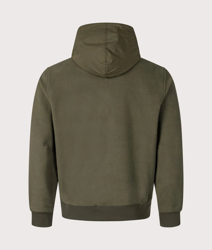 Brushed Fleece Hybrid Hooded Jacket