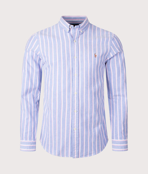 Slim Fit Striped Oxford Shirt
