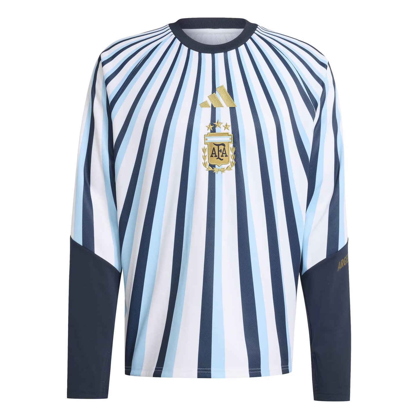 Argentina National Team 2026 Long Sleeve Pre-Match Top - White