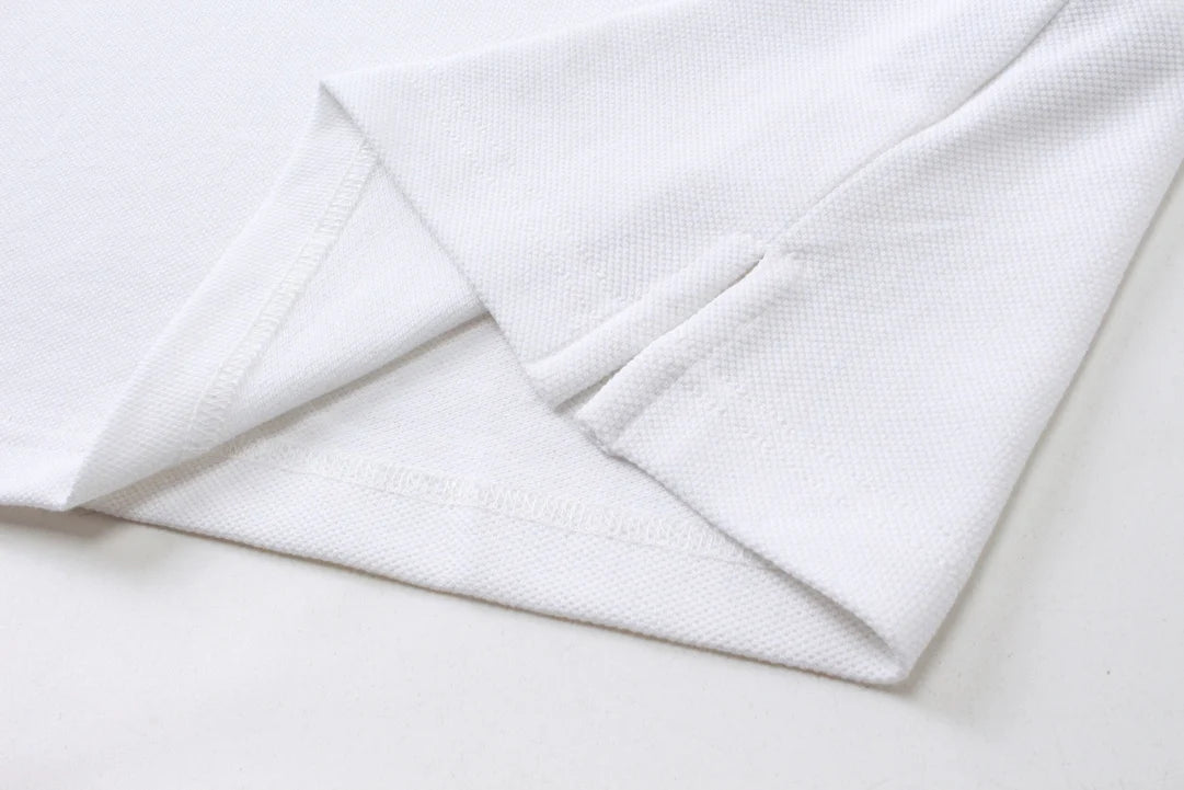 250313 New simple print knit POLO