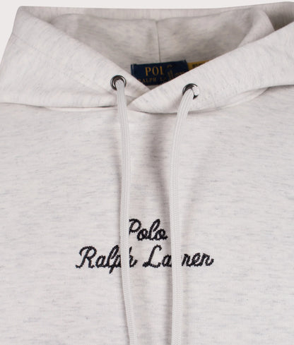 Script Chest Logo Hoodie