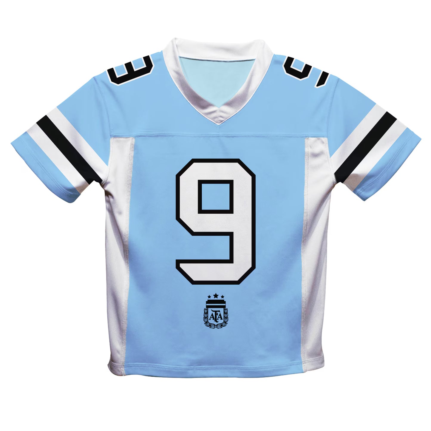 Julián Álvarez Argentina National Team Vive La Fete  Football Jersey - Light Blue