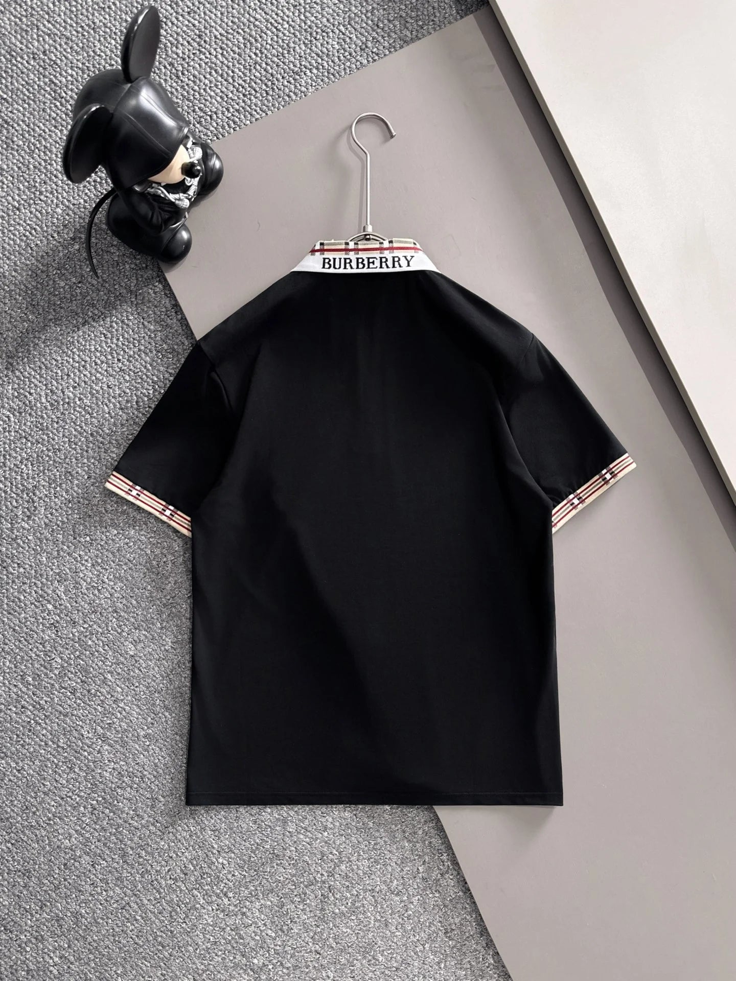 260511 New high-quality embroidered neckline jacquard patchwork design Polo shirt