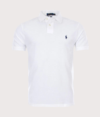 Custom Slim Fit Mesh Polo Shirt