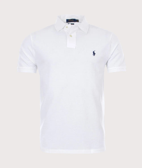 Custom Slim Fit Mesh Polo Shirt
