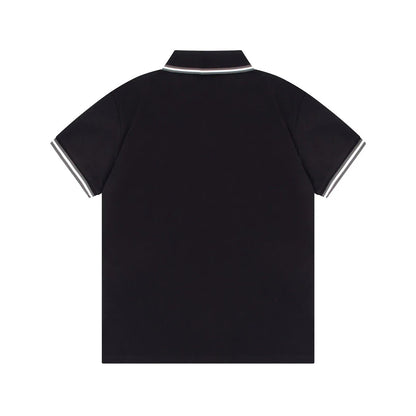 1203 New classic neckline color-matching POLO shirt