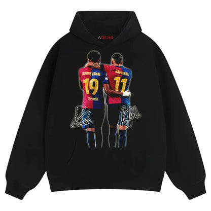 RAPHINHA & LAMINE YAMAL SIGNATURE TEE & LS & HOODIE