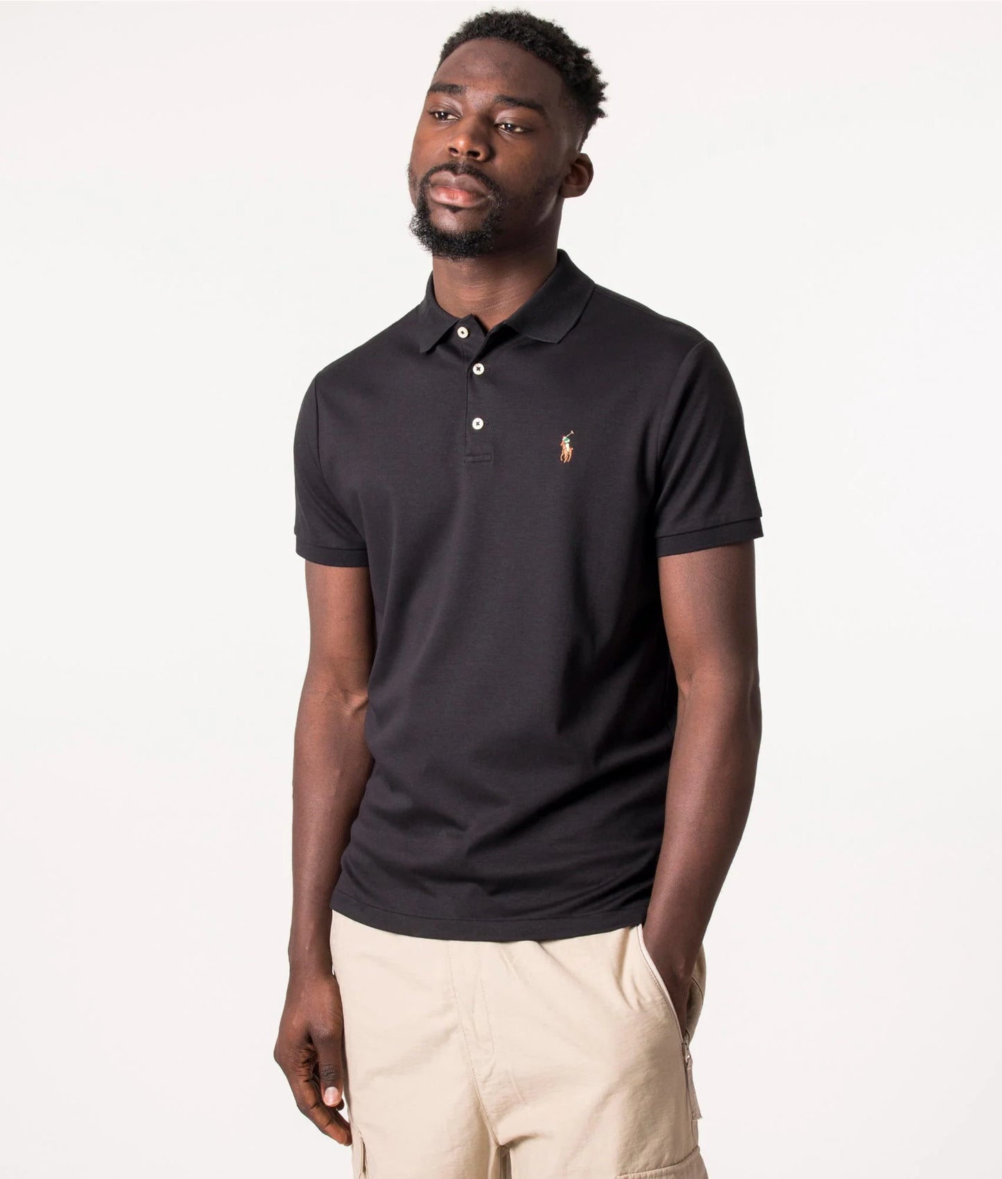 Custom Slim Fit Interlock Polo Shirt