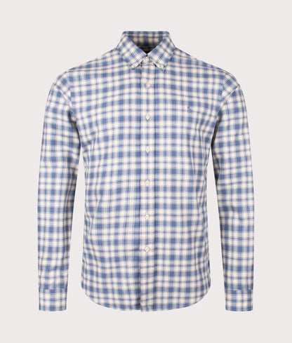 Custom Fit Plaid Oxford Shirt