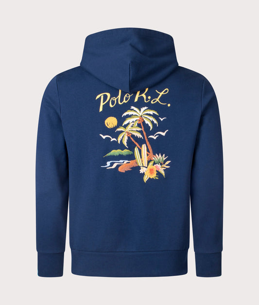 Embroidered Loopback Hoodie