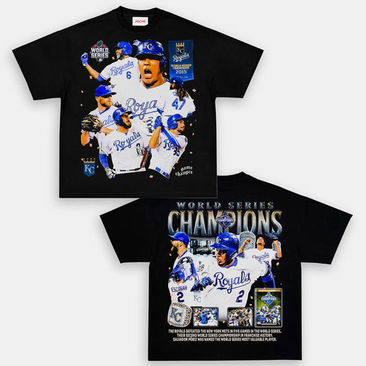2015 WORLD SERIES CHAMPS - ROYALS TEE - [DS]