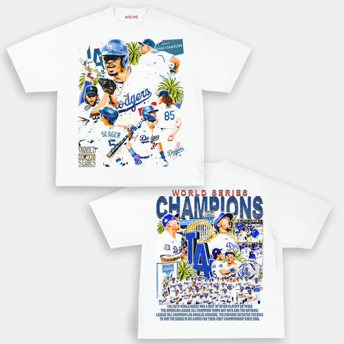 2020 WORLD SERIES CHAMPS - DODGERS TEE - [DS]