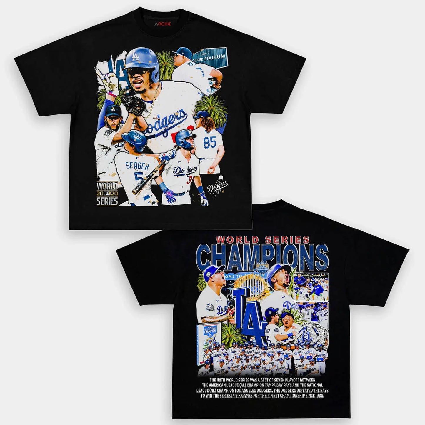 2020 WORLD SERIES CHAMPS - DODGERS TEE - [DS]
