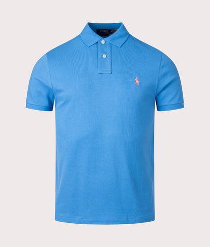 Custom Slim Fit Mesh Polo Shirt