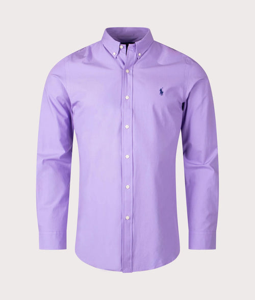 Slim Fit Stretch Poplin Shirt