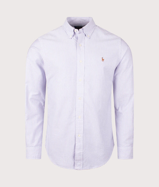 Custom Fit Striped Oxford Shirt