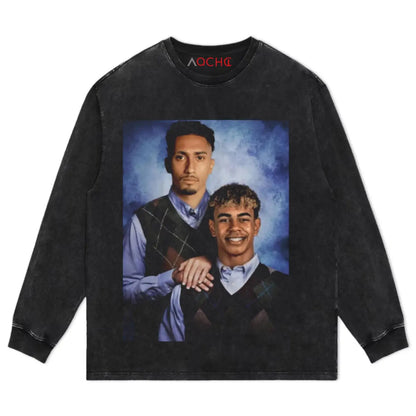 LAMINE YAMAL & RAPHINHA STEP BROTHERS TEE & LS & HOODIE