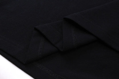 250313 New simple color matching lapel POLO