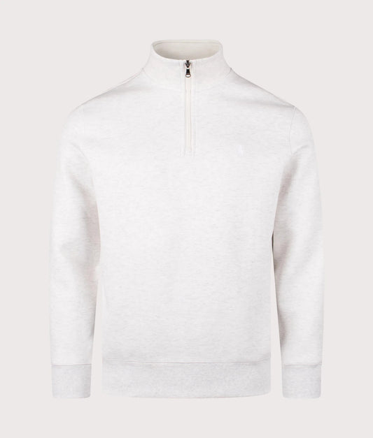 Double-Knit Quarter Zip Sweatshirt