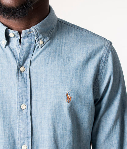 Slim Fit Chambray Shirt