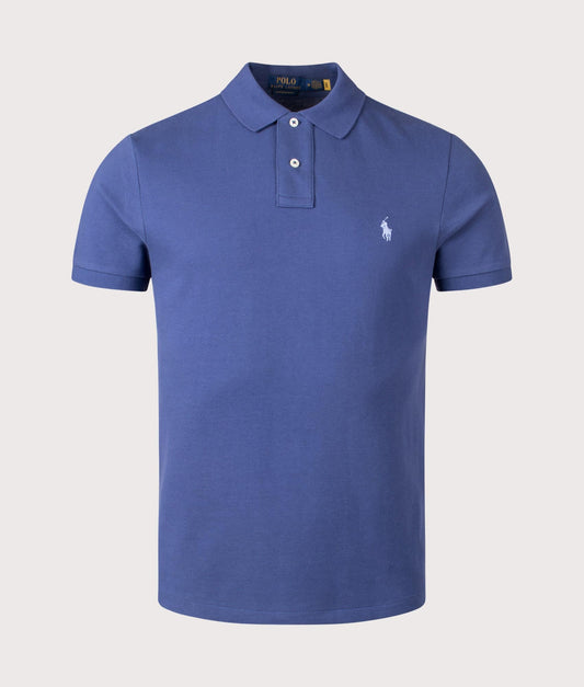 Custom Slim Fit Mesh Polo Shirt