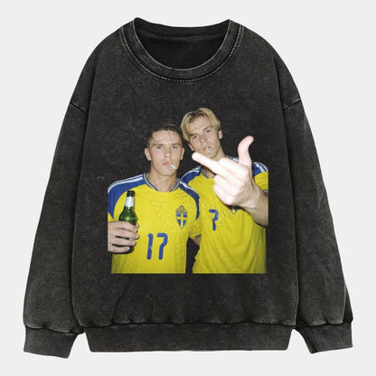 Sweden Football Style Tee 3.4