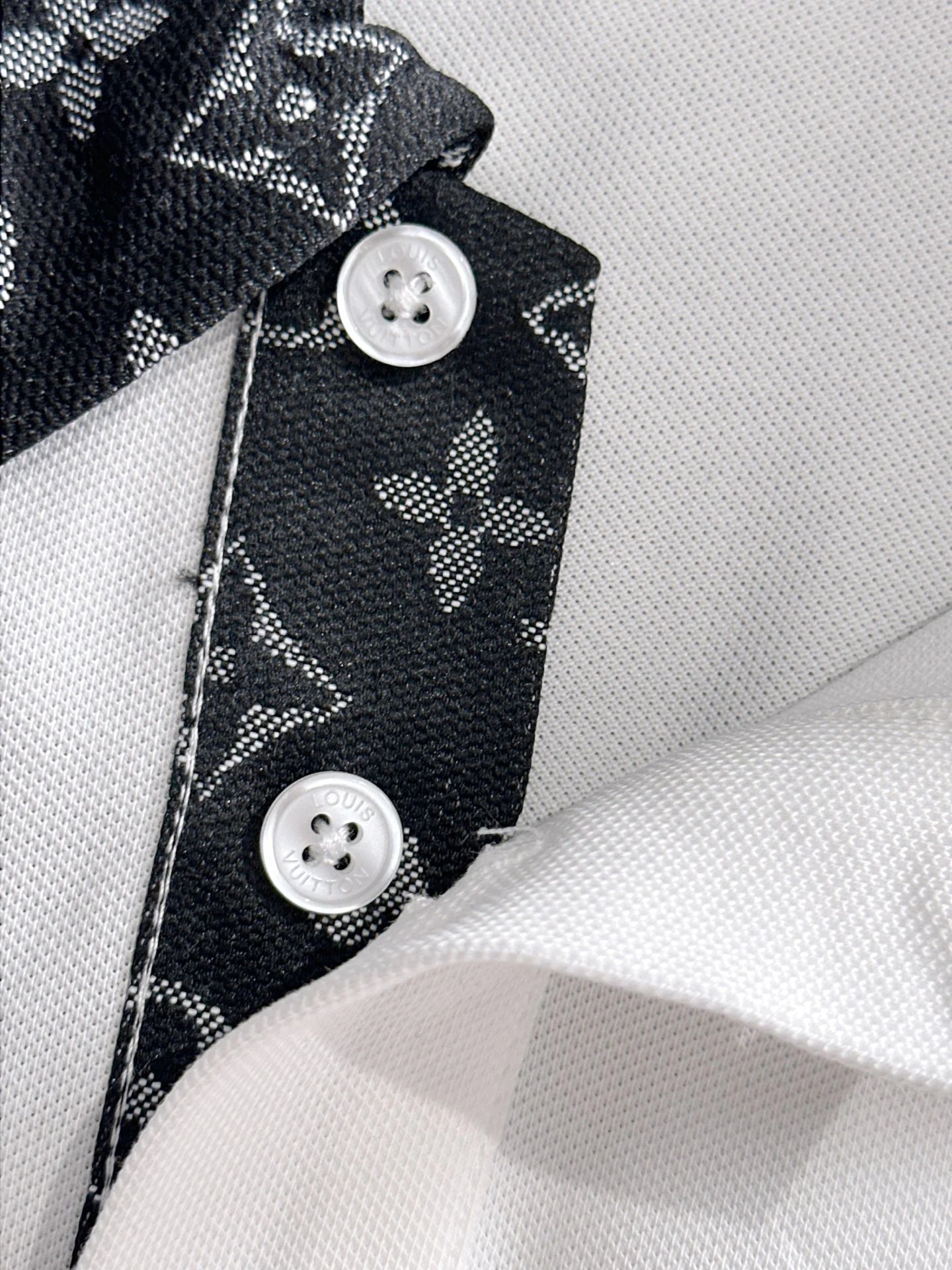 260511 New high-quality embroidered neckline jacquard patchwork design Polo shirt