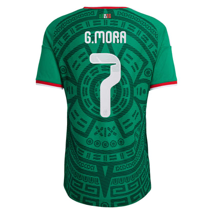 Gilberto Mora Mexico National Team 2026  Home On-Field Jersey - Green