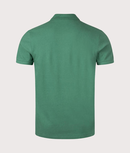 Custom Slim Fit Mesh Polo Shirt