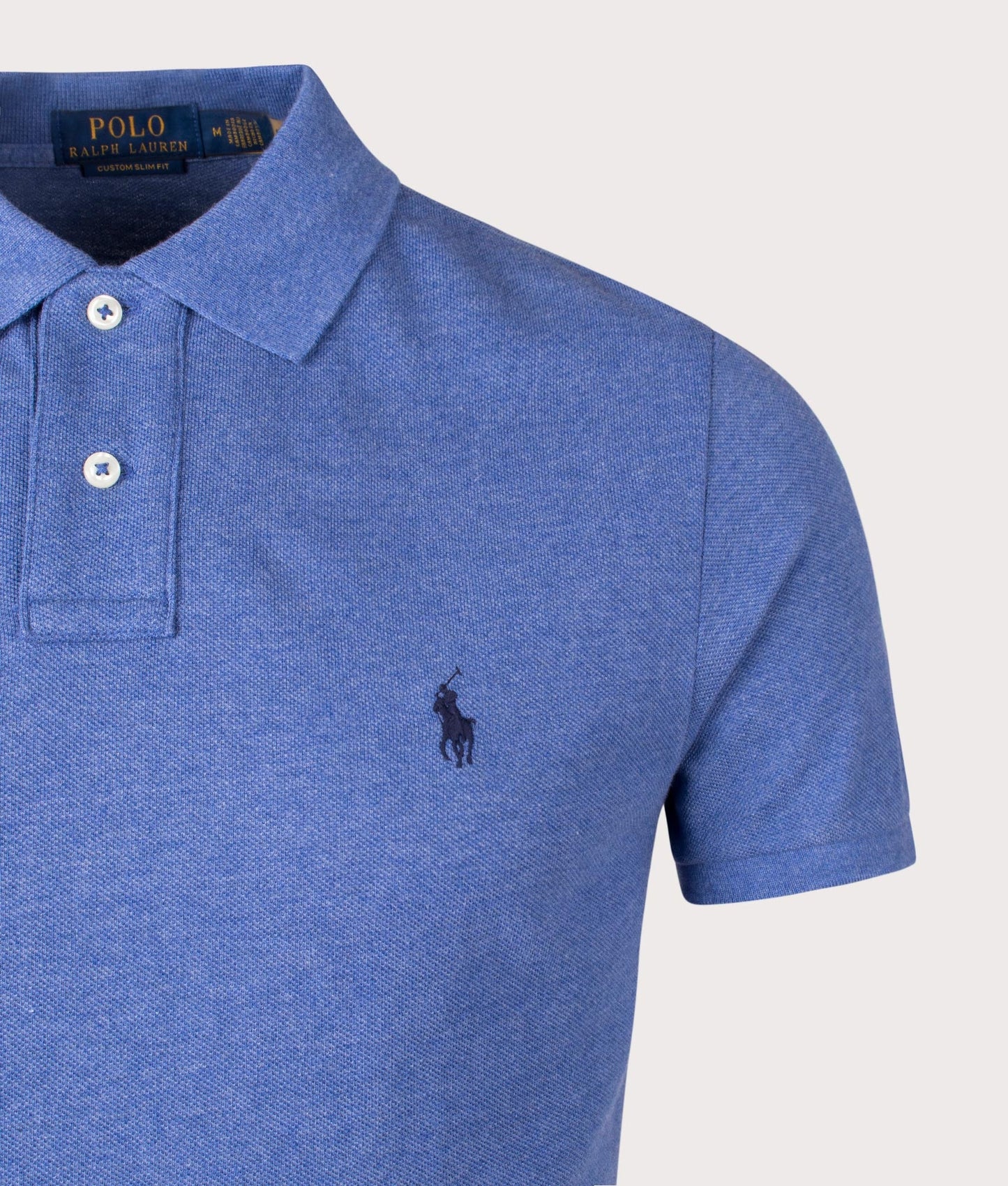 Custom Slim Fit Mesh Polo Shirt
