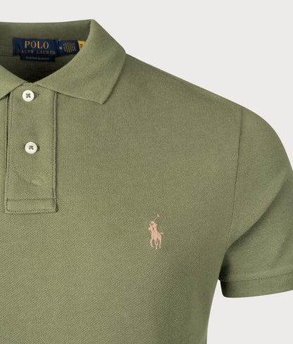 Custom Slim Fit Mesh Polo Shirt