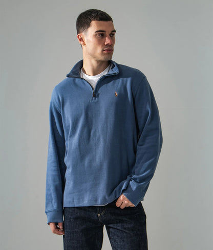Estate-Rib Quarter Zip Knit