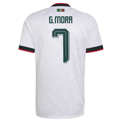 Gilberto Mora Mexico National Team 2026  Away On-Field Jersey - White