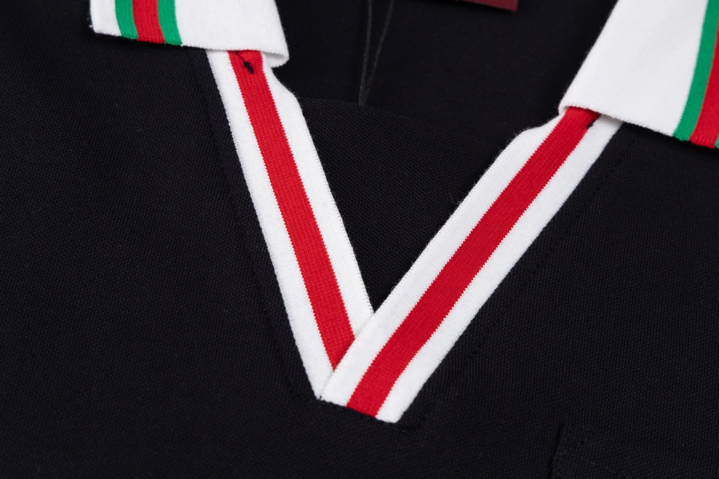 250218 New high quality navy collar polo shirt