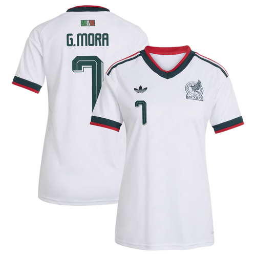 Gilberto Mora Mexico National Team Women's 2026 Away Replica Jersey- White