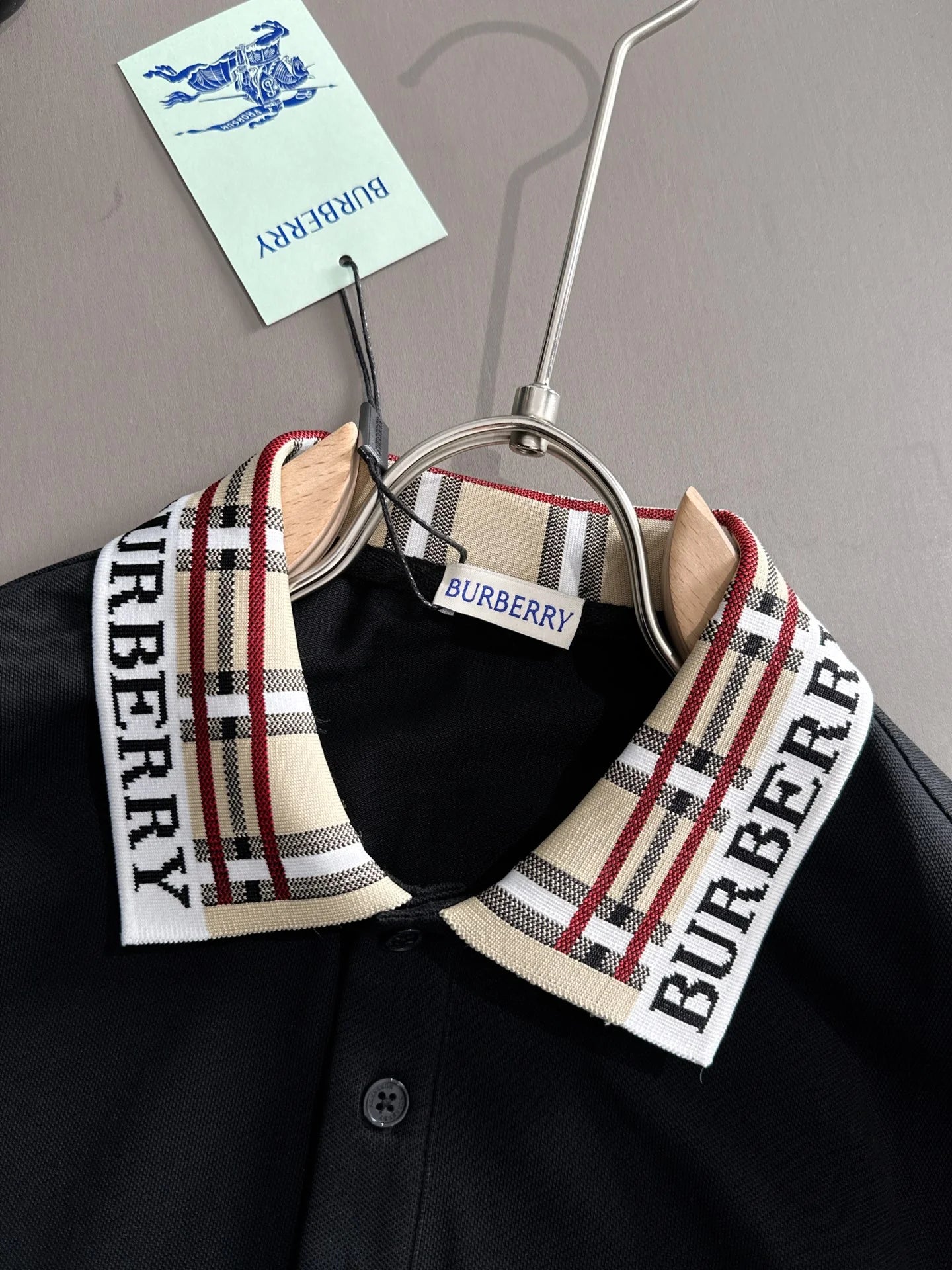 260511 New high-quality embroidered neckline jacquard patchwork design Polo shirt