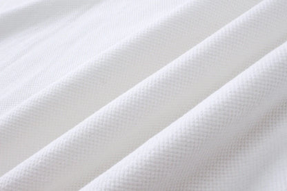 250313 New simple color matching lapel POLO