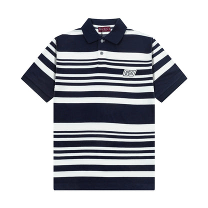 250513 New high-quality striped fashionable POLO shirt