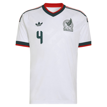 Edson Álvarez Mexico National Team 2026  Away Replica Jersey - White