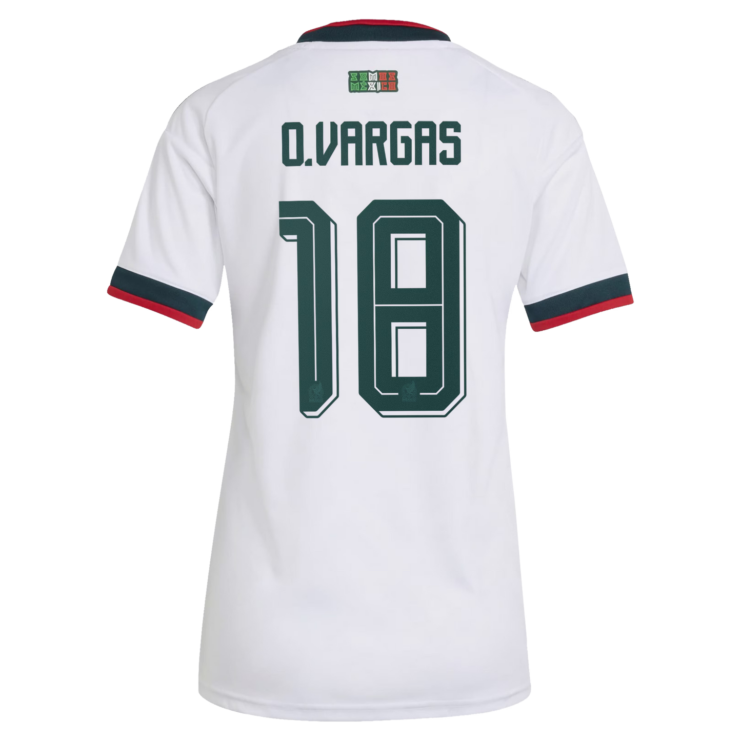 Obed Vargas Mexico National Team Women's 2026 Away Replica Jersey- White